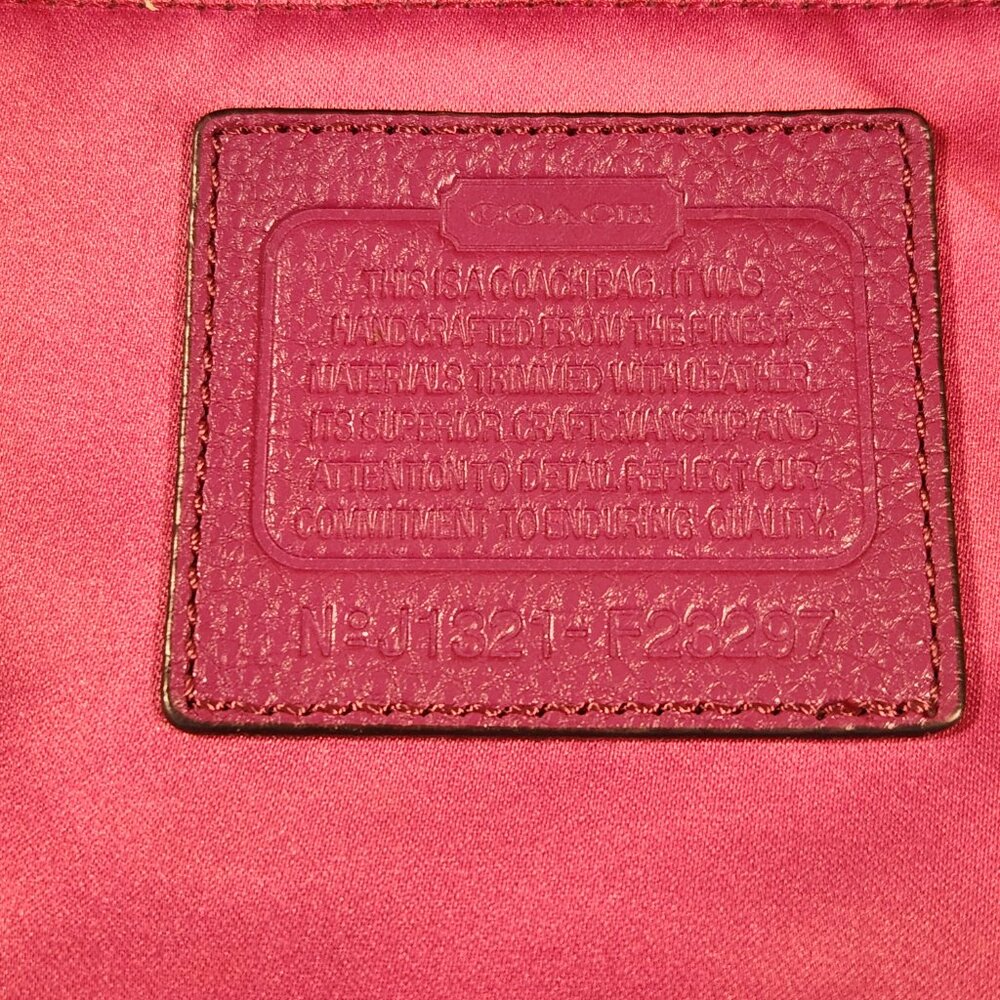 Euc Vintage Coach Park Signature Carrie Tote Bag Purse/Wallet - Picture 15 of 15